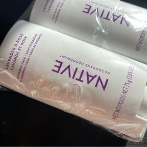 New 2 Pack Native Deodorant